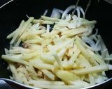 シャキ！じゃがピーマンのバターポン酢炒め作り方4写真