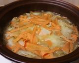 簡単カレー風味ひらひら鍋×シメパスタ作り方4写真