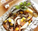包むだけだよん☆鮭の塩昆布ホイル焼き☆作り方10写真
