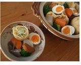 超お手軽♪肉野菜　ラーメン巾着鍋作り方15写真
