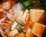 トマト鍋★野菜ジュースで簡単★作り方4写真