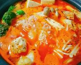 トマト鍋★野菜ジュースで簡単★作り方5写真
