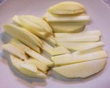 豚肉とこんにゃくとリンゴの炒め物作り方2写真