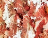 豚肉とこんにゃくとリンゴの炒め物作り方3写真