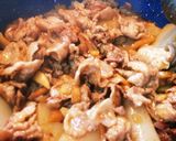豚肉とこんにゃくとリンゴの炒め物作り方6写真