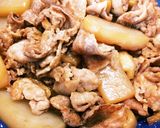 豚肉とこんにゃくとリンゴの炒め物作り方7写真