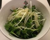 電子レンジ調理！かいわれ大根のおひたし作り方2写真