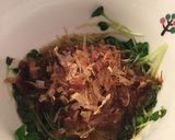 電子レンジ調理！かいわれ大根のおひたし作り方4写真