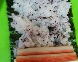 巻きすいらずのチーズカニカマ海苔巻き作り方1写真