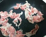 豚肉と大根の葉の炒め物作り方3写真