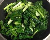 裏ワザ汁っぽくないタアサイと豚肉の卵炒め作り方10写真