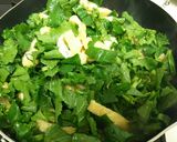 豚肉と大根の葉の炒め物作り方4写真