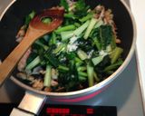 裏ワザ汁っぽくないタアサイと豚肉の卵炒め作り方14写真