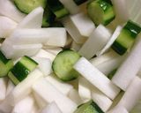 ジップロックde簡単柚子大根の甘酢漬け♬作り方10写真