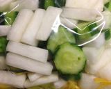 ジップロックde簡単柚子大根の甘酢漬け♬作り方11写真