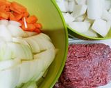 季節感じる♪♪柿と大根のカレー作り方1写真