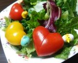 簡単！可愛い！ハートのプチトマト作り方4写真