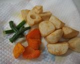 ♪揚げ野菜のあごだしあんかけ作り方2写真