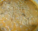 麺がもっちり☆チリミートのクリームうどん作り方10写真