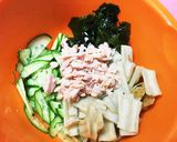 ☆牛蒡とツナのポン酢和えサラダ☆作り方3写真