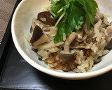あごだし香る〜きのこたっぷり炊き込みご飯作り方7写真