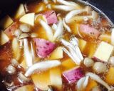 ダシダでコク旨♪ホクホク薩摩芋おこわ作り方3写真