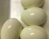 ゆで卵。この隙間でも失敗しちゃう？作り方6写真