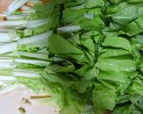 鶏ささみと山東菜もやしのコンソメスープ♪作り方4写真