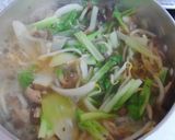 鶏ささみと山東菜もやしのコンソメスープ♪作り方7写真