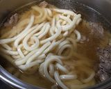 ダシダで肉吸い風うどん作り方2写真