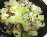 アサリとキャベツの酒蒸し♪作り方6写真