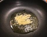 小松菜と鶏肉と椎茸のパスタ濃厚バジリコ風作り方1写真