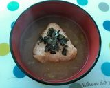 焼きおにぎりダシダ茶漬け風♪作り方5写真