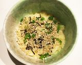 簡単♪ 塩昆布&薬味のっけ卵かけごはん作り方5写真