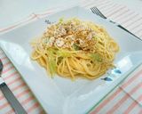 鶏ひき肉とキャベツのワンポットパスタ作り方6写真