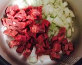牛肉と玉葱とエリンギのスープ作り方3写真
