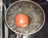 お父さんのオクラとトマトと豆腐のサラダ作り方1写真