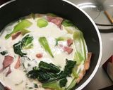 簡単(^^)チンゲンサイのクリーム煮作り方4写真