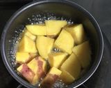 サツマイモとカラマンシーのさわやか煮作り方6写真
