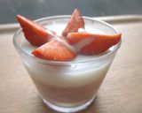 甘党さんへ♪練乳いちごミルクプリン作り方6写真