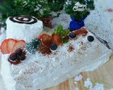 クリスマスケーキに♥白いブッシュドノエル作り方17写真