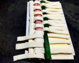 魚焼きグリルで♡鮮やか編みベジチーズパイ作り方11写真