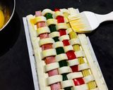魚焼きグリルで♡鮮やか編みベジチーズパイ作り方14写真