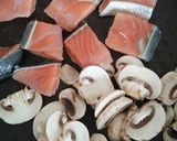 秋鮭のクリームパスタ作り方4写真