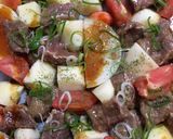 簡単な低カロリー牛肉と野菜のオーブン焼き作り方5写真