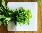 モチっと玄米大根餅with秋茄子の肉味噌作り方3写真