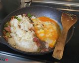 パクチー&豆板醤の辛〜ぃチャーハン作り方3写真