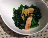 お出汁が美味しいほうれん草のおひたし♬作り方8写真