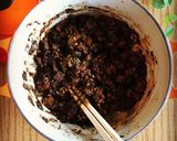 モチっと玄米大根餅with秋茄子の肉味噌作り方16写真