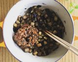 モチっと玄米大根餅with秋茄子の肉味噌作り方15写真